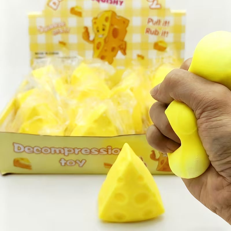 Novel Cheese Squeeze Toy