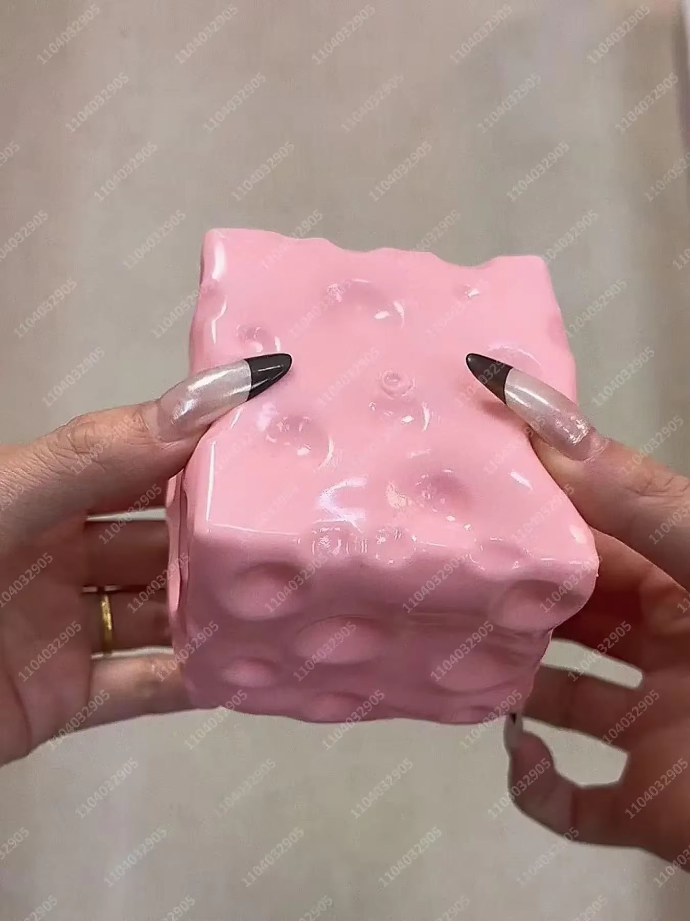 Jumbo Cheese Cube Stress Ball