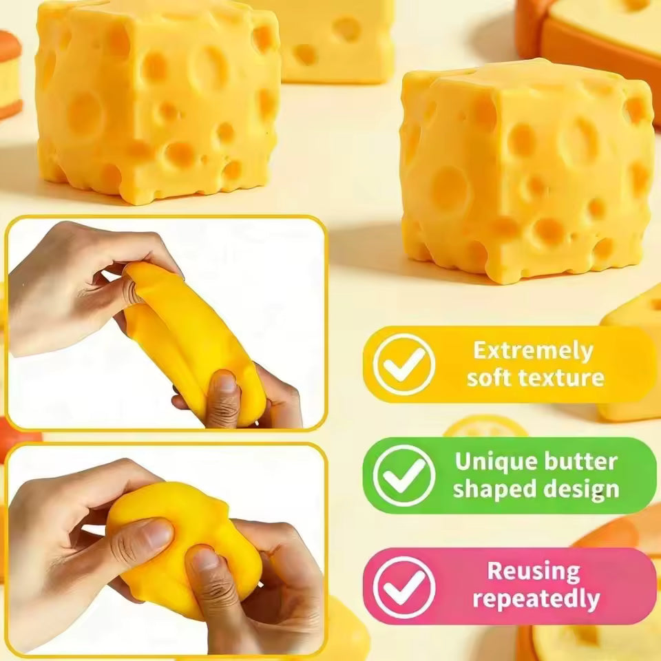 Cheese Squeeze Toy Extra Large Size