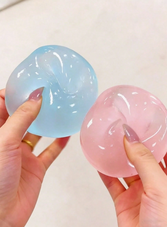 Slow Rebound Round Solid Color Transparent