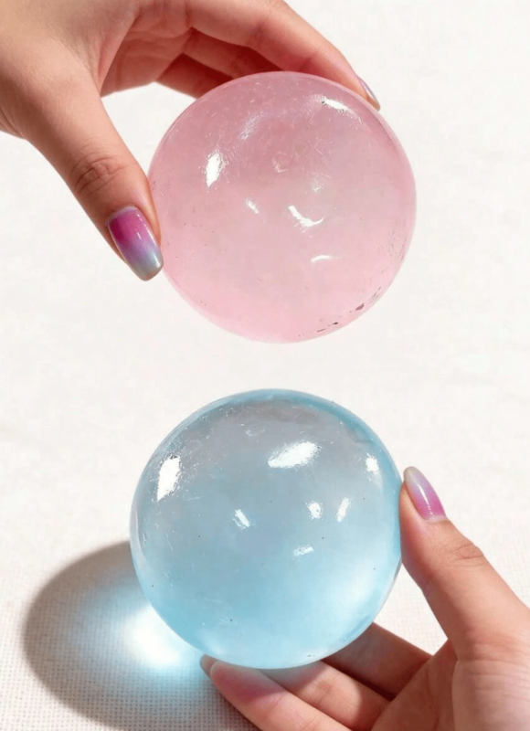 Slow Rebound Round Solid Color Transparent