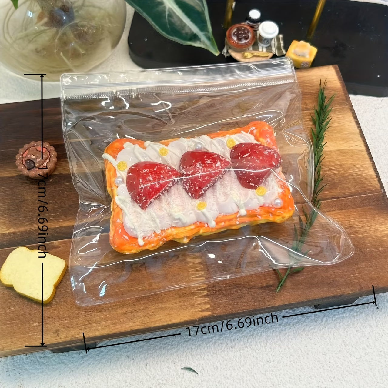 Handmade Strawberry Sauce Cream Squeeze Toy