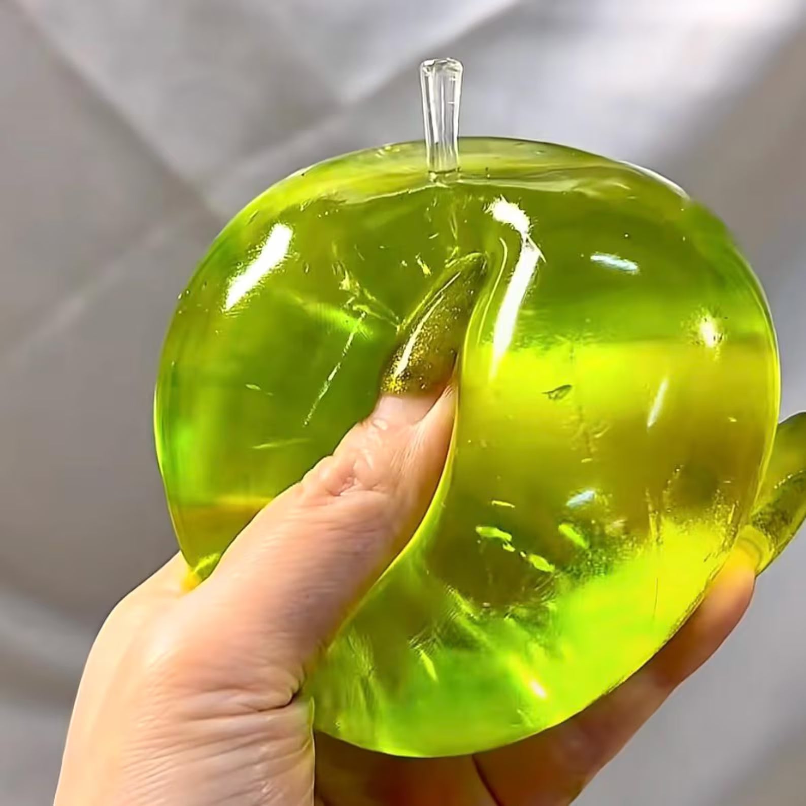 Green Apple Slushie Squishy Fidget Toy